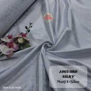 [1 Meter] Kain Jaguard Satin Silky [Jacquard Satin Silky] Original Import Premium Quality / Tidak Jual KW