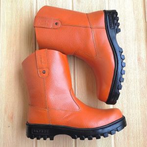 SEPATU SAFETY KINGS AKHI KULIT UJUNG BESI OIL RESISTANT