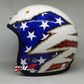 Helm Zeus 385C BD1 Helm Retro Helm Zeus ZS385 ZS-385c. 