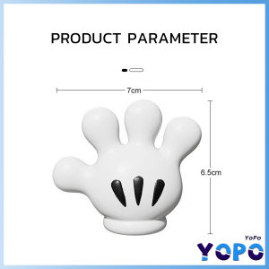 YoPo Creative Hand Shape Wall Hanging Toothbrush Holder Paste Hooks Home Decor
