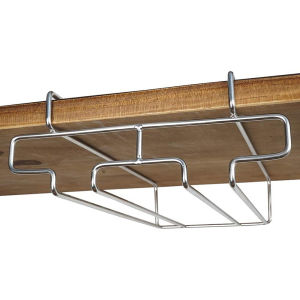 HJKL Stainless Steel Decorative Goblet Organizer Bar Cabinet Stemware Holder Hanging Rack Wine Glass Rack Cup Hanger