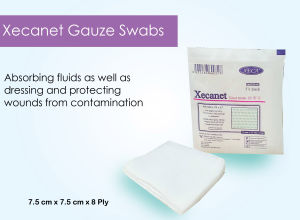 Xecanet Gauze Swab 7.5 x 7.5cm 1pkt (5s) Sterile
