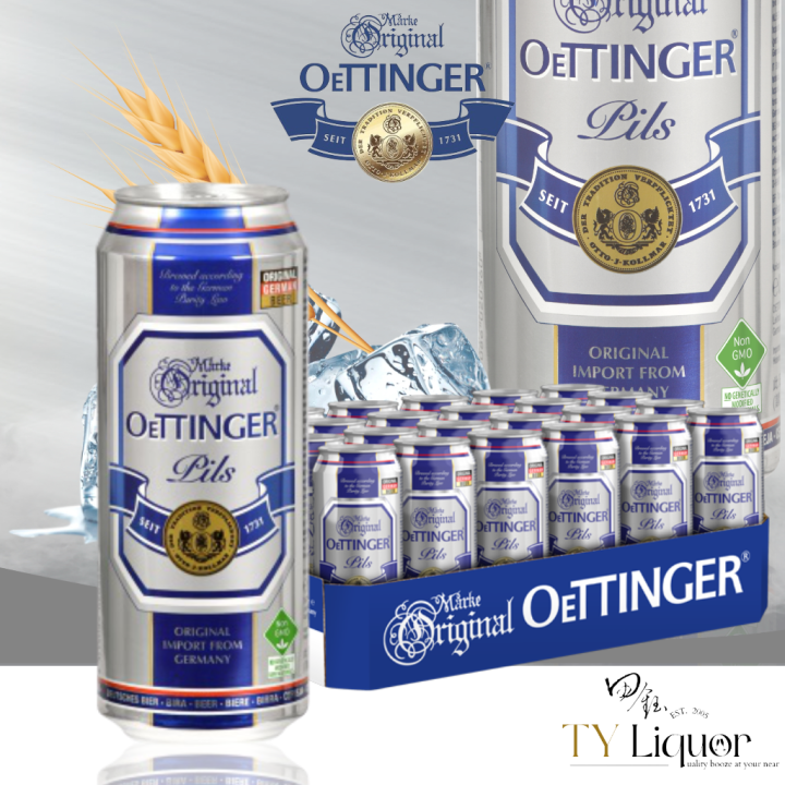Oettinger Pils, 24 Cans x 500ml (BBD: May 2025) | Lazada Singapore