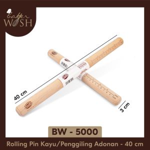 Rolling Pin Kayu / Penggilas Adonan / Penggiling Adonan BW - 5000