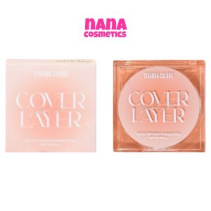 HF709 ซีเวนน่า คัพเวอร์ เลเยอร์ เวลเวท พาวเดอร์ แป้งพัฟ Sivanna Colors Cover Layer Velvet Powder Foundation SPF35 PA+++