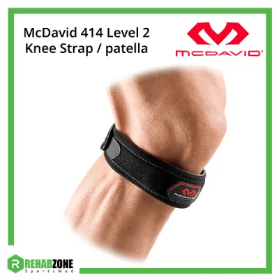 McDavid 414 Level 2 Knee Strap / patella (Black) - Regular