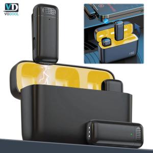 [Uetech]Wireless Collar Microphone with Digital Display Noise Cancelling for Karaoke and Public Address Systems Rechargeable Case