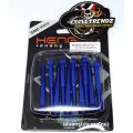 HENG BOLTS POPULAR ORIGINAL REAL TITANIUM ( LASER PRINT) 6 MM BLUE BOLTS (SOLD PER PIECE). 