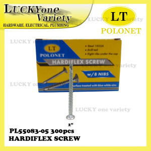 POLONET HARDIFLEX SCREW SOLD PER BOX PL55083/PL55084