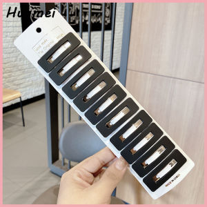 10Pcs Warna Bb Klip Straight Bangs Klip Kepala Belakang Klip Rambut SpoonHair