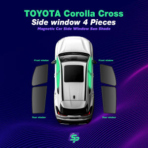Toyota Corolla Cross – ShopPark Magnetic Custom Fit Car Window Sunshade  High-Density Mesh Sun Protection Easy Install