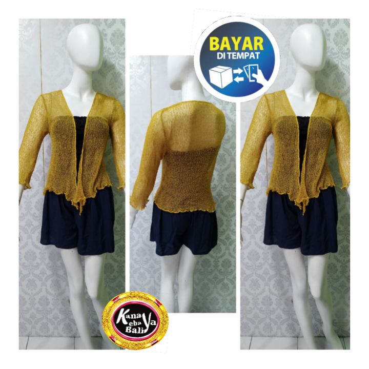 Cardigan wanita rajut gaya korea bolero blazer outer atasan baju
