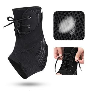 Lace Up Ankle Brace Ankle Stabilizer Brace with Adjustable Ankle Wrap Ankle Support for Men Women Ankle Pains Relief