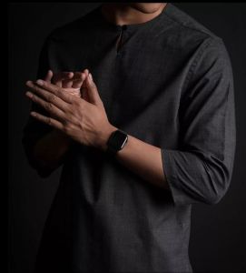 Promo Baju Kemeja Koko Pria Lengan 7/8 Kancing 1 Kaleena Fashion Katun Toyobo