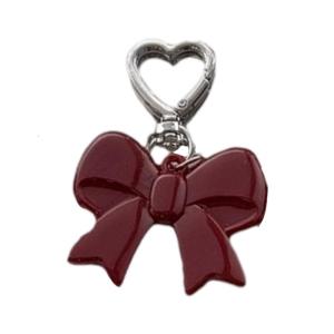 Ngọt Ngào cung Keychain Móc chìa khóa ô tô Bowknot Keyring Charm Gắn Túi Mặt trang trí hình túi xách Charm Gắn Túi đáng yêu trái tim keyholders dây móc điện thoại