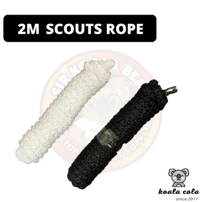 Scouts White/Black Rope or Tali Peracut Putih/Hitam Ikatan Pengakap