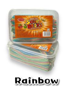 [New Stock] JOMEI Sour Belts 1KG (HALAL) Gula-Gula Soft & Chewy Sour Candy Gummy Cola Apple Strawberry Blueberry Mixed Fruit