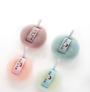 Bông tắm tròn tạo bọt mềm mại tẩy thế bào chết công nghệ lưới 3D dệt kim xoắn ốc