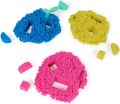 Kinetic Sand Squish N' Create with 13.5oz of Colorful Natural Sands, Tools, and Molds, Sensory Children Toy, Gift for Kids ages 3 years and above. 