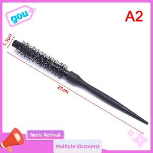 gou Black Curly Round Roll Hair Brush Nylon Professional Comb Salon Barber Hairbrush