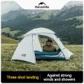 Naturehike JIM'S GEAR Series Hiking Tent Portable Ultralight Backpacking Tent 3 Bar Cross Structure 4 Seasons Camping Outdoor Picnic Beach Travel Tent 1-2 Persons 15D Nylon Waterproof Heavy Duty Original Nature Hike. 