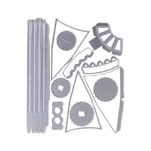 3D Umbrella Metal Cutting Dies Templates Molds Embossing Stencils Die Cuts for Scrapbooking Cards Making Decorations