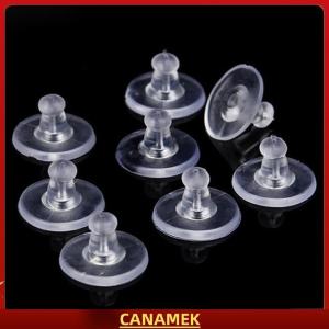Miễn phí vận chuyển✨ 50pcs Heavy Duty bông tai cao su lưng tay áo chủ stoppers mềm Nut Silicone