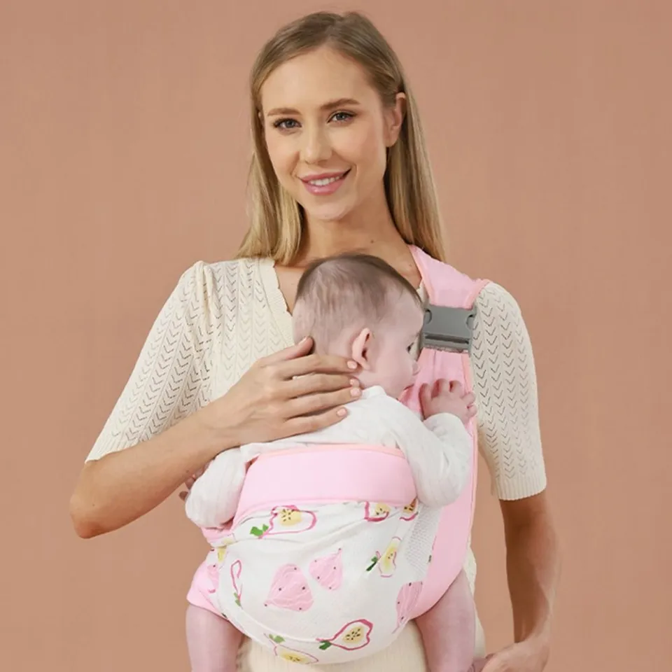 JOY Breathable Baby Wrap Carrier Newborn Front Holding Infant