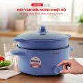 [ RẺ VÔ ĐỊCH ] Lẩu Điện Gali GL-1209 Đa Năng – Dung Tích 4L, Công Suất 1500W, Có Xửng Hấp, Nấu Nhanh Tiện Lợi Cho Gia Đình. 