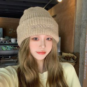 NEXTYOO Solid Cute Knitted Beanies Woman/Men Multi Colors Female Beanie Caps High Quality Winter Autumn Hats Outdoor