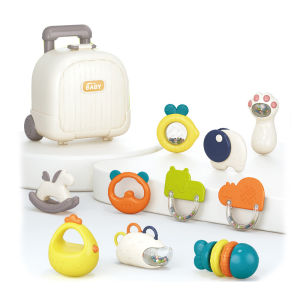 Bộ đồ chơi BaBy Rattles nướu gặm cho bé bộ đồ chơi xúc hình động vật nhiều màu sắc cho bé 11 chi tiết