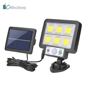 Chinatera COB LED Split Solar Light 3 Mode Waterproof Motion Sensor Wall Light Outdoor Patio Yard Garden Street Lighting