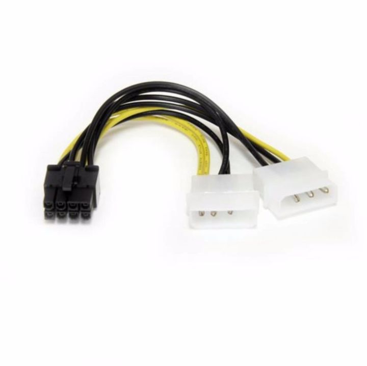 Molex to Pins Video Card Power Supply Converter Adapter