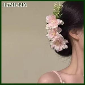 RAZIE BIN Exquisite Fashion Flower Hair Comb Spring Summer Flower Hair Sticks For Women Girls Elegant Beach Hair Accessories Gifts