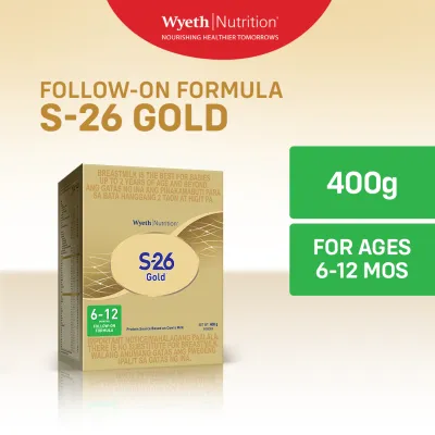 S-26 GOLD Two Follow-On Formula Milk Powder for 6-12 Months Old 400g