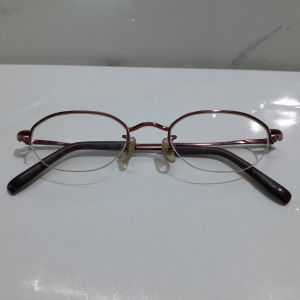 Gọng mắt kính zoff Nhật nữ nữa viền ngang kính 135mm second hand