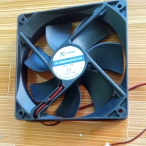 Quạt thông gió tủ điện DC12 V kích thước 12x12x25 Cm