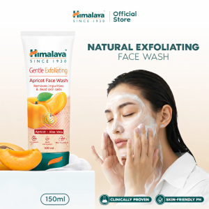Himalaya Apricot Gentle Exfoliating Herbal Face Wash 150ml | Soap-Free Brightening Skincare