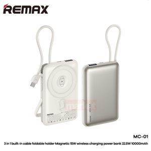 【3C Certified】Remax MC-01 10000mAh Powerbank 22.5W Fast Charging Power Bank Magnetic Wireless Pawer Bank Remax Powerbank