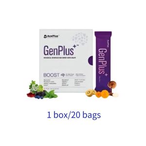 Buy 3 Free 1 AcePlus GenPlus Plant-Based Berry Drink Grape Flavor Immune Boost Original Import. Ships within 101.4kg days