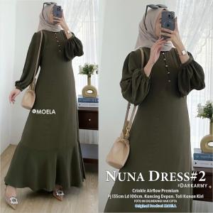 MIDI DRESS NUNA  LD 100 BY MOELA BERLABEL MIDI DUYUNG