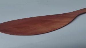 Vá Xới Cơm Gỗ Đầu Dẹp Dài 20.8cm Rộng 6.5cm – Muỗng Xới Cơm Cán Có Lỗ Treo Tiện Dụng