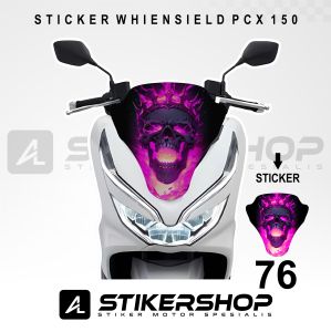 stiker tameng - whiensield pcx 150 kode gambar 73 - 80