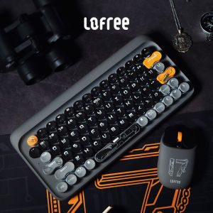 Lofree keyboard Design Dot Bluetooth Mechanical Keyboard Set Wireless Backlit Round Button For Ipa d iphon e macboo k pc Computer android Tablet Keyboard Set CNS Shandong mouse mice