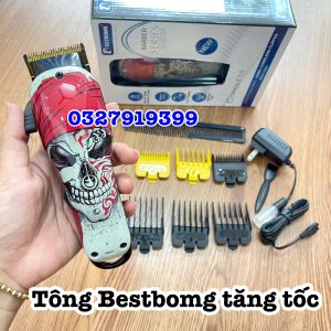 Tông đơ cắt tóc BESTBOMG cao cấp - tăng tốc bộ 8 cữ