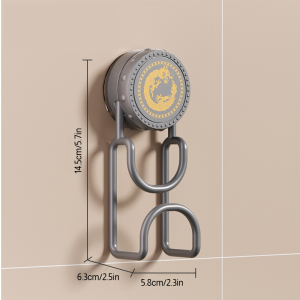 ชั้นวางอ่างล้างหน้าในห้องน้ำในครัวเรือน ชั้นวางอ่างล้างหน้าแบบถ้วยดูดทรงพลังหรูหราน้ำหนักเบา