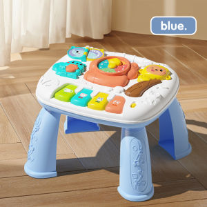 🇲🇾【Ready Stock】Baby Activity Learning Table Toy 早教音乐桌 | Musical Educational Table with Lights & Sounds | Mainan Bayi Interaktif Edukatif | Toddler Standing Play Toy game table | early Learning toy baby toy baby table | Hadiah Kanak birthday gift