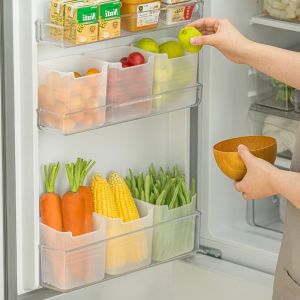 Fridge Storage Organizer Fridge Drawer Storage Box Egg Storage Tray Pull Out Drawer Kitchen Food Fruit Vegetable Container
