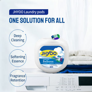 JHYOO 5-Chamber Laundry Beads - 72pcs x 2 Boxes | Stock-Up Pack Long-Lasting Fragrance & Strong Cleaning Power