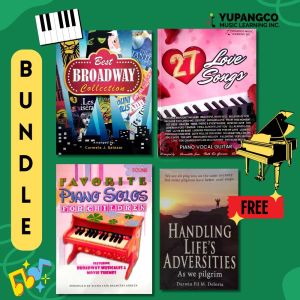 BEST BROADWAY COLLECTION/27 LOVE SONGS PIANO VOCAL GUITAR /FAVORITE PIANO SOLOS FOR CHILDREN /BUNDLE with FREEBIES HANDLING LIFE ADVERSITIES